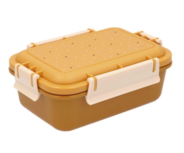 Caja Almuerzo Bento Dots Mostaza
