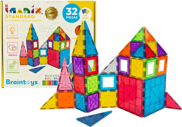 Imanix 32 Piezas • Braintoys