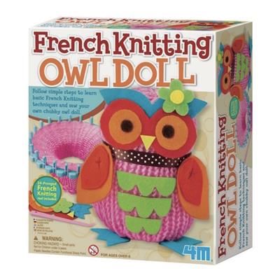 Set Muñeco Búho Punto Francés • 4M