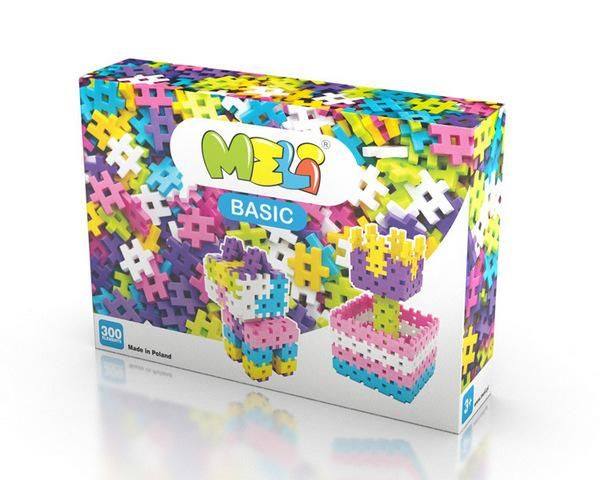 Bloques MELI Basic Pastel 300 Piezas
