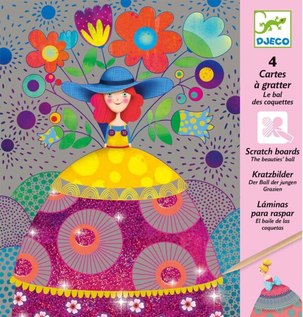 Cuadros para Rascar - El Baile de las Coquetas • DJECO